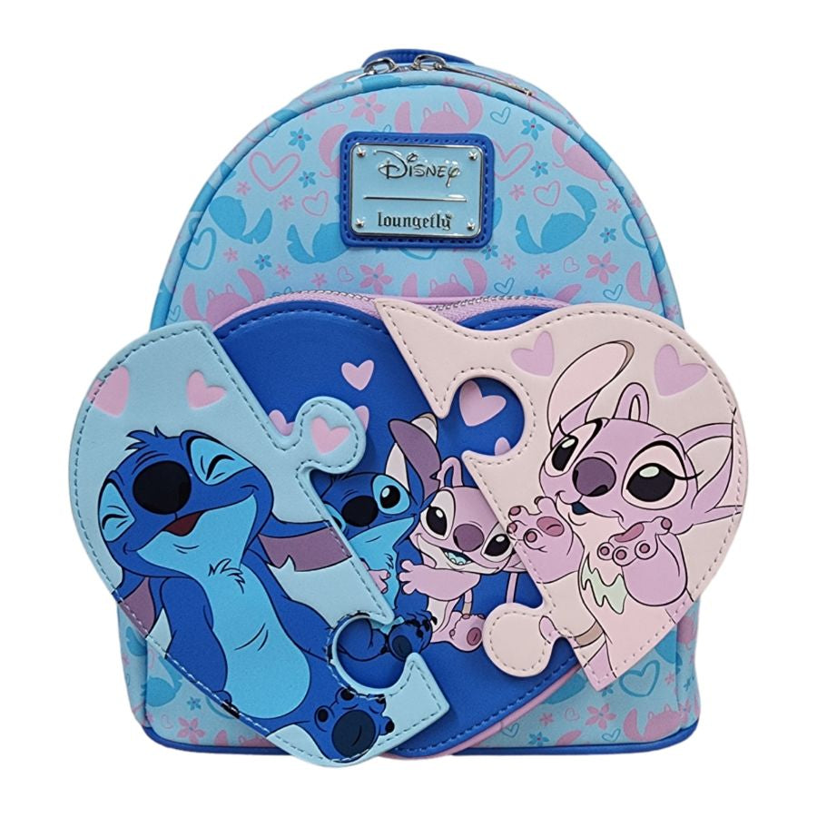 DISNEY - Stitch & Angel - Mini Sac à Dos LoungeFly "Exclusive Edition"