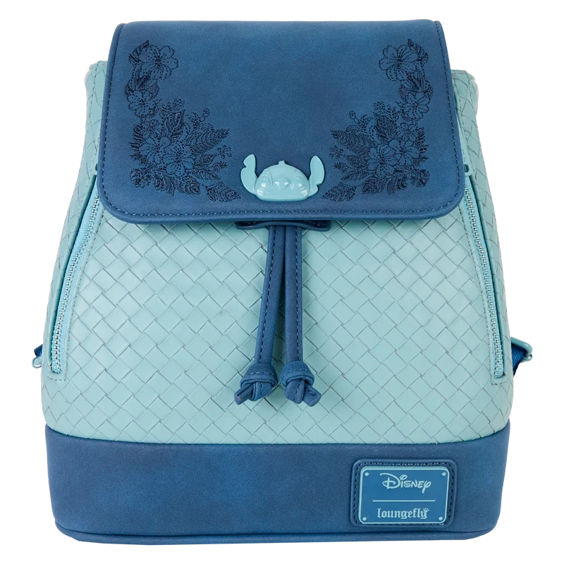 DISNEY - Stitch "Embroidered" - Mini Sac à Dos LoungeFly
