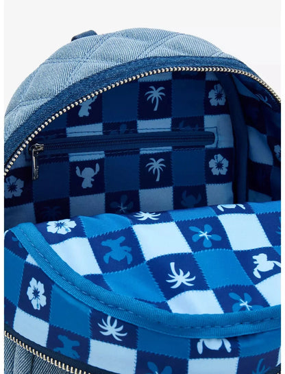 DISNEY - Stitch "Denim" - Mini Sac à Dos Loungefly 'Exclusive'
