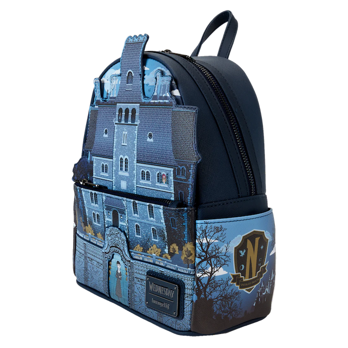 MERCREDI - Nevermore Academy - Mini Sac à Dos LoungeFly