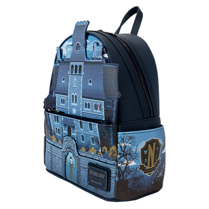 MERCREDI - Nevermore Academy - Mini Sac à Dos LoungeFly