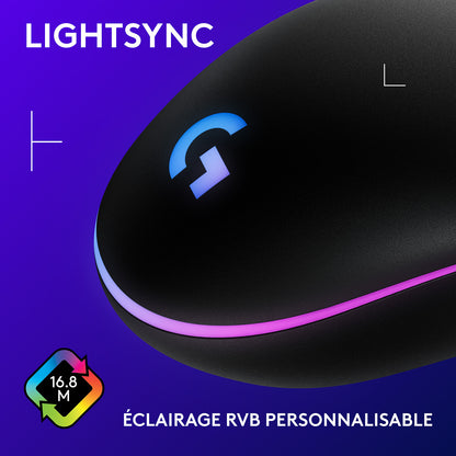 Logitech G203 LightSync (Noir)