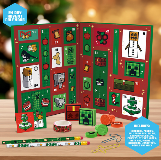 MINECRAFT - Accessoires - Calendrier de l'Avent 24jours