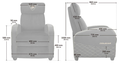 Sofa Cougar Ranger Elite (2 coloris disponibles)