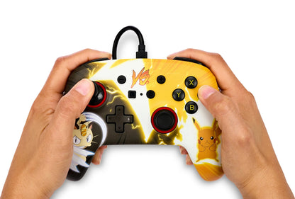 Manette filaire Pikachu vs. Meowth - Nintendo Switch / PC