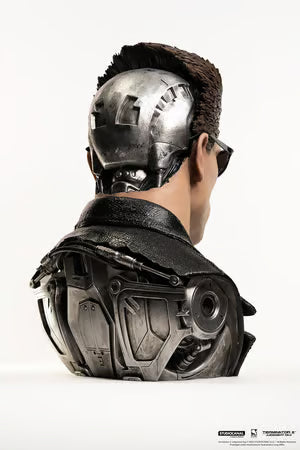 PureArts - 1:1 Scale Bust - Terminator 2: Le Jugement dernier - T-800 Modèle 101 Buste 58cm