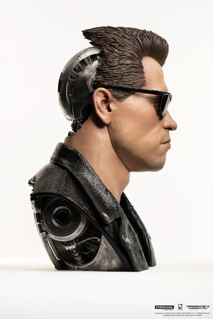 PureArts - 1:1 Scale Bust - Terminator 2: Le Jugement dernier - T-800 Modèle 101 Buste 58cm