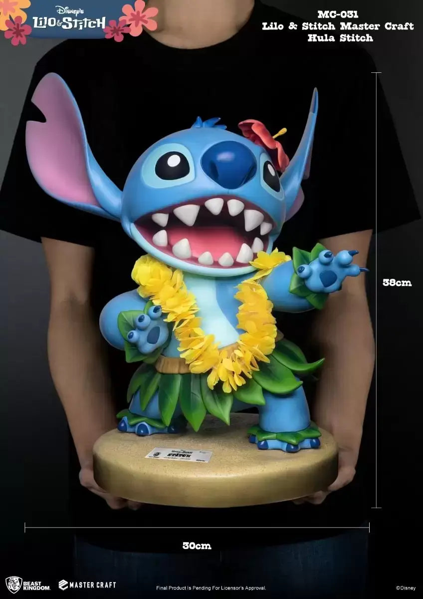STITCH HULA Statue Disney MASTER CRAFT MC 031