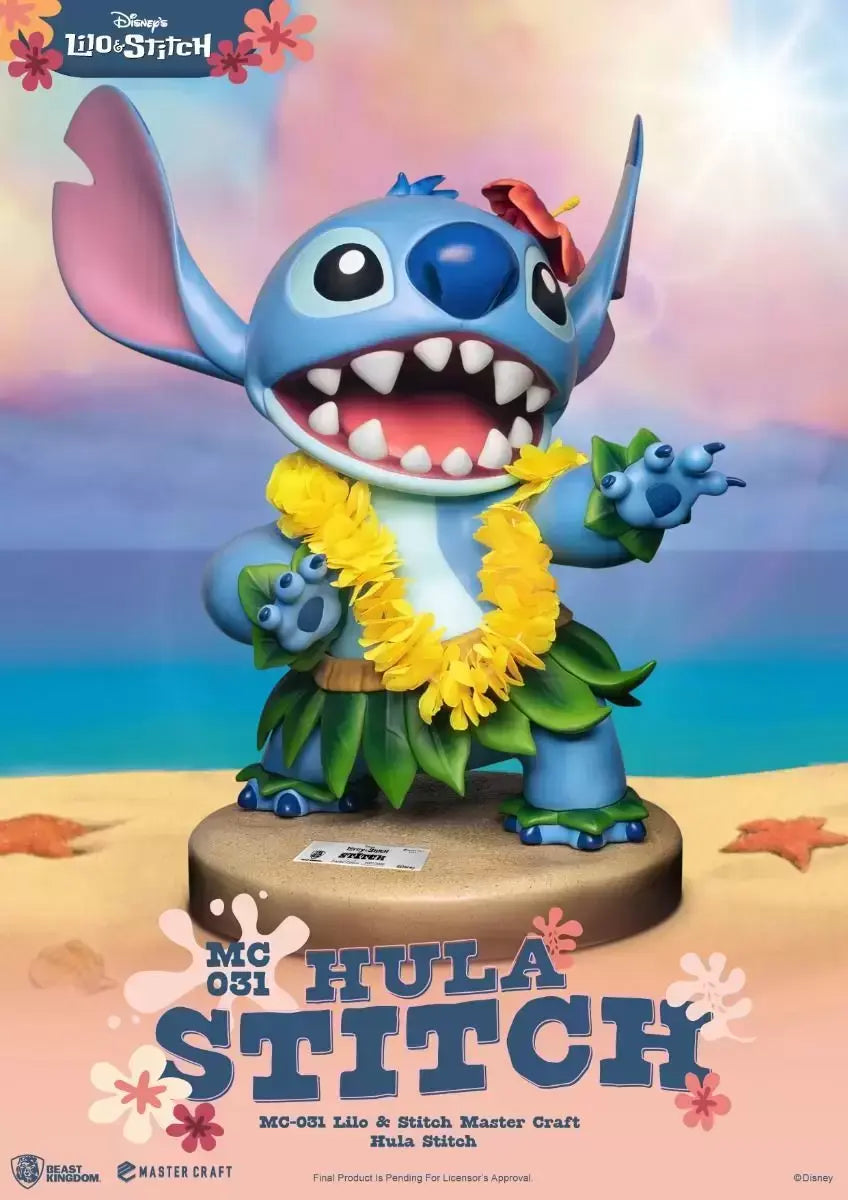 STITCH HULA Statue Disney MASTER CRAFT MC 031