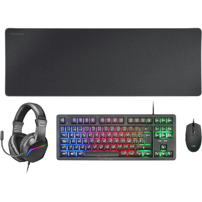 GAMING PACK COMPLET ULTRA FHD (tour, écran, claviers, souris, tapis, casque)