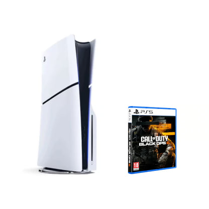 PACK CONSOLE PS5 SLIM 1TO AVEC LECTEUR + CALL OF DUTY BLACK OPS 6 (occasion)